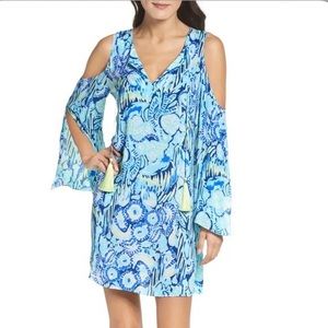 Lilly Pulitzer Shoulder Cut-out Dress